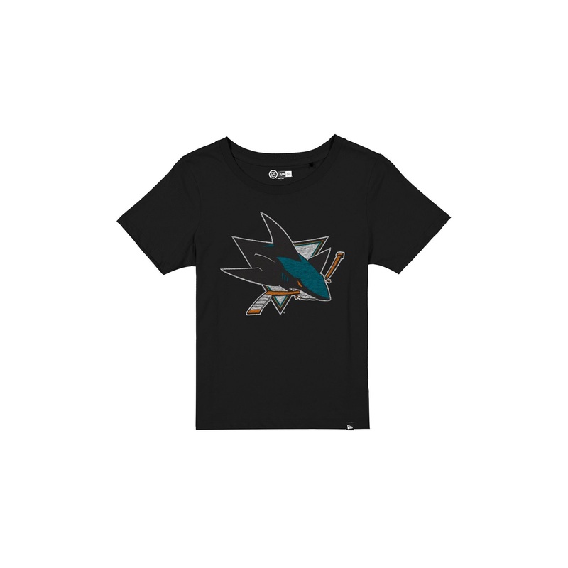 San Jose Sharks Wash Logo Women’s Short-Sleeve T-Shirt