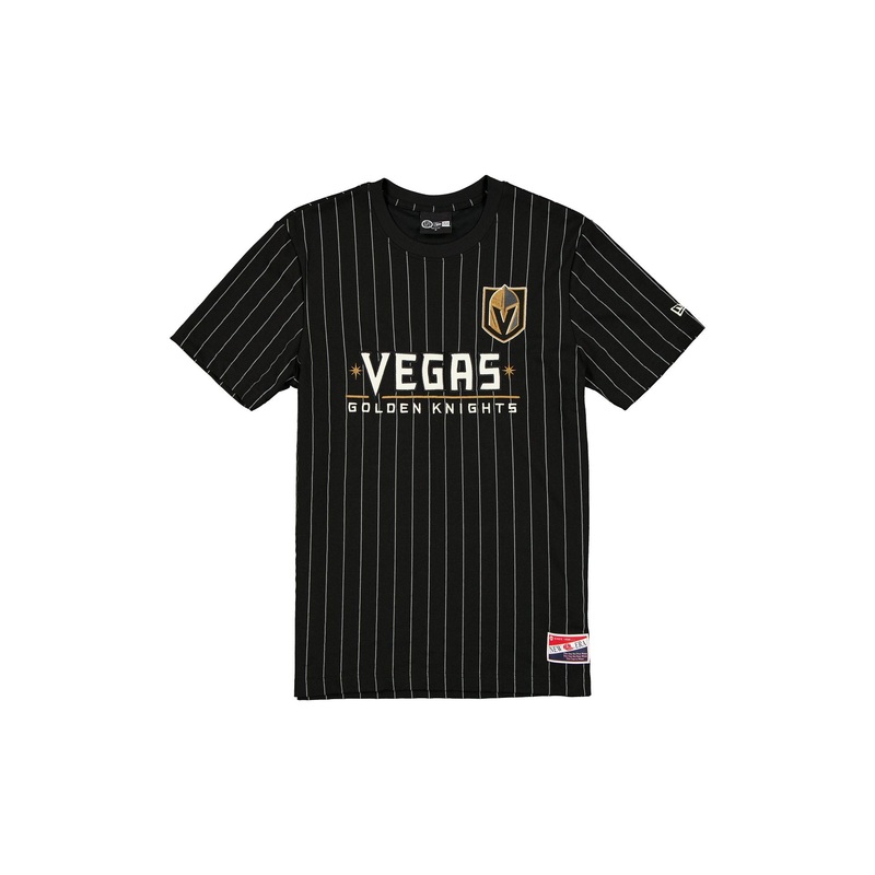 Vegas Golden Knights Throwback Retro Pinstripe T-Shirt