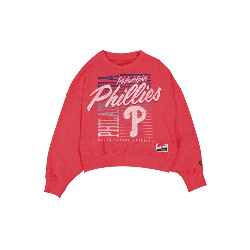 Philadelphia Phillies Throwback Women’s Washed Crewneck