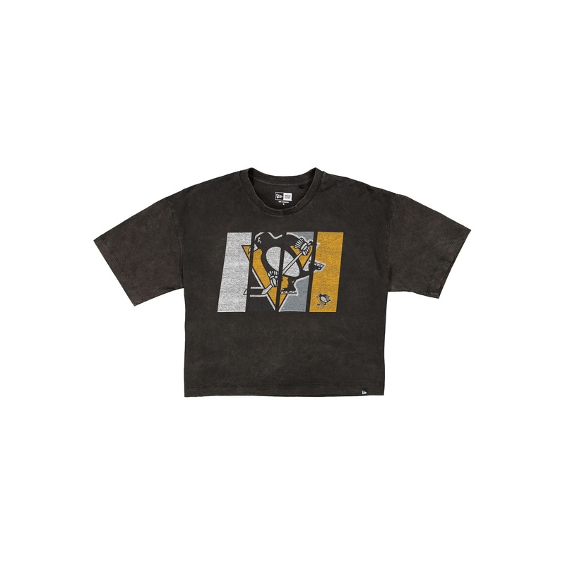 Pittsburgh Penguins Sport Night Black Cropped Women’s T-Shirt