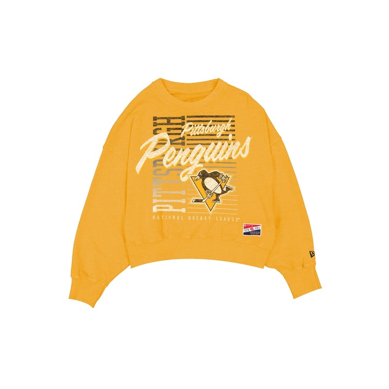 Pittsburgh Penguins Throwback Women’s Washed Crewneck