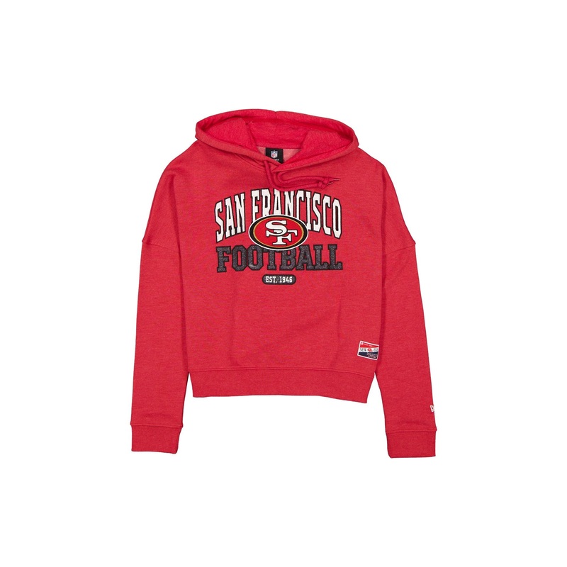San Francisco 49ers Throwback Women’s Glitter Hoodie