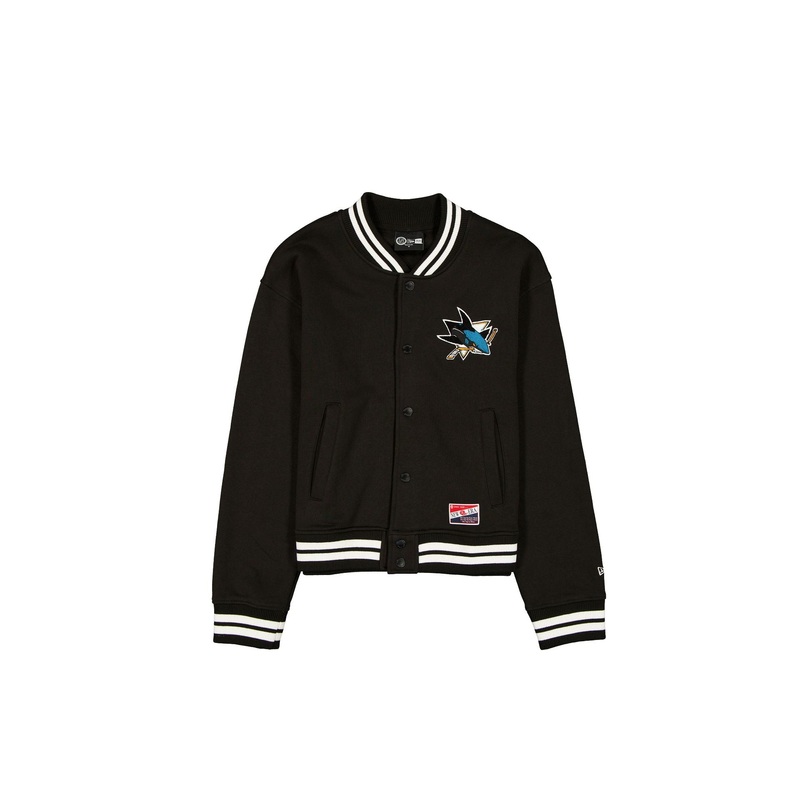 San Jose Sharks Throwback Women’s Snap Front Jacket