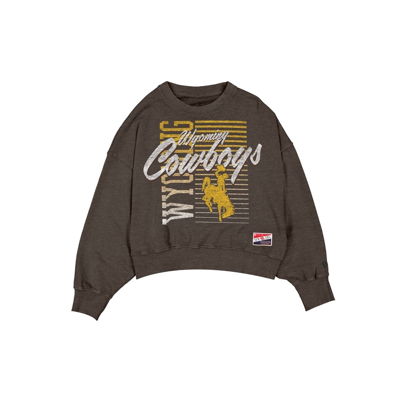 Wyoming Cowboys Throwback Women’s Washed Crewneck