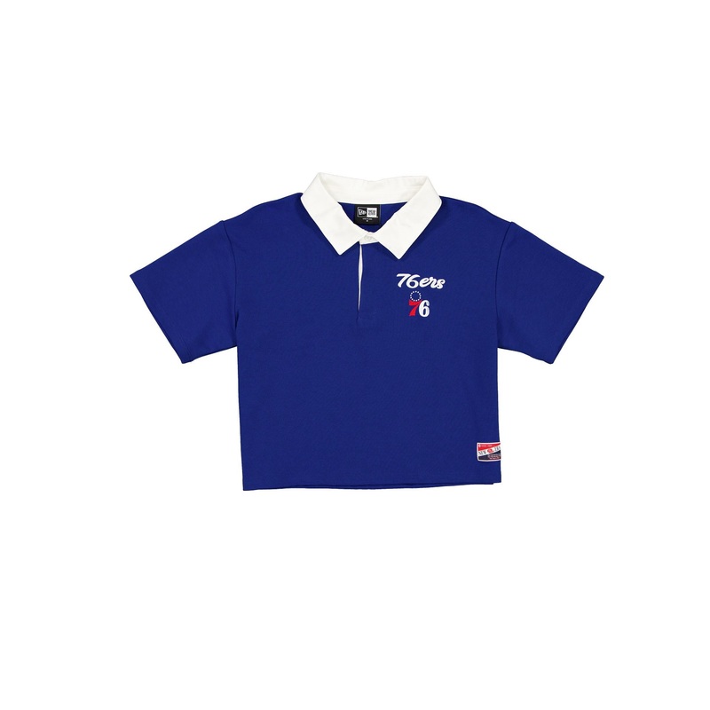 Philadelphia 76ers Throwback Women’s Cropped Polo