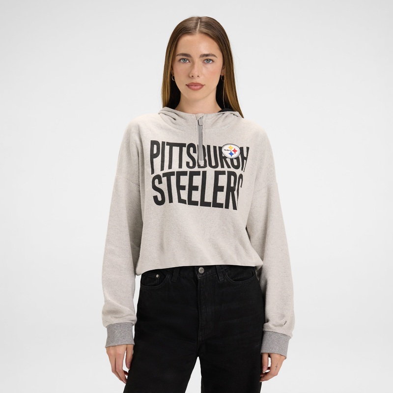 Pittsburgh Steelers Sport Night Heather Gray Women’s Hoodie