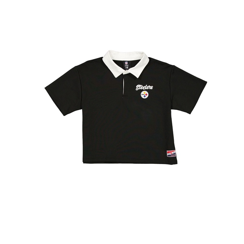 Pittsburgh Steelers Throwback Women’s Cropped Polo