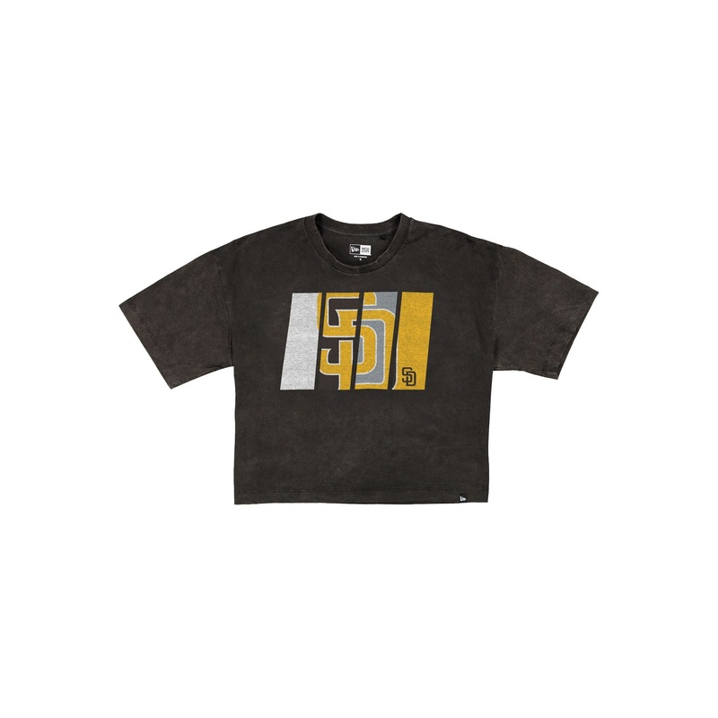 San Diego Padres Sport Night Black Cropped Women’s T-Shirt