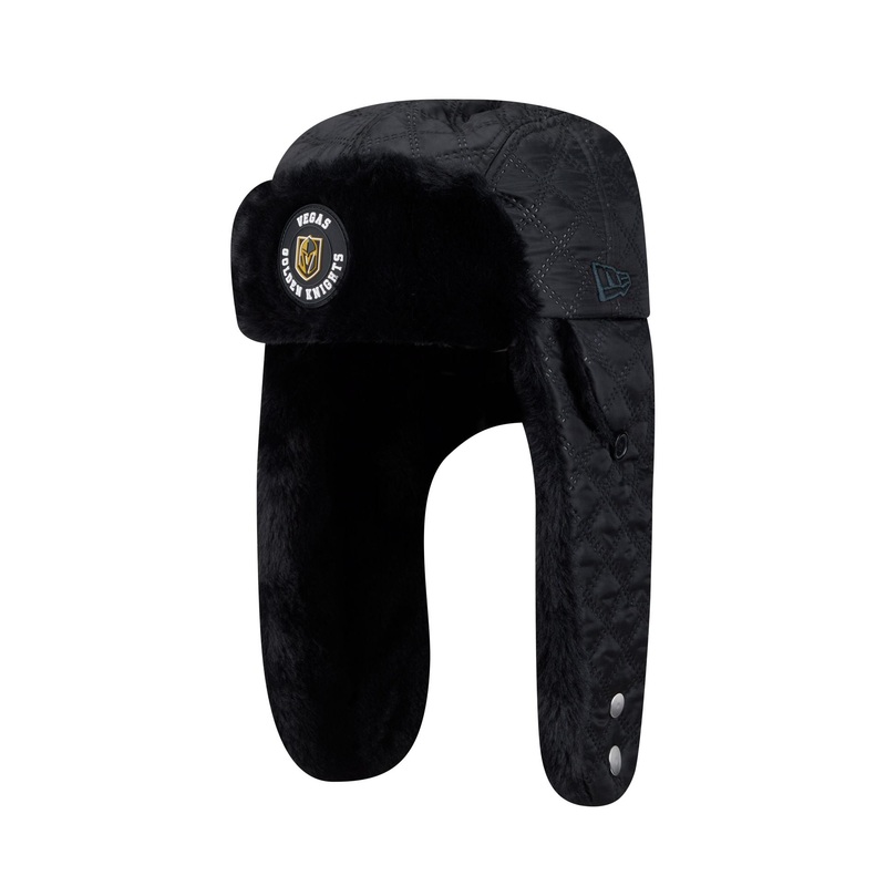 Vegas Golden Knights Quilted Fashion Trapper Hat