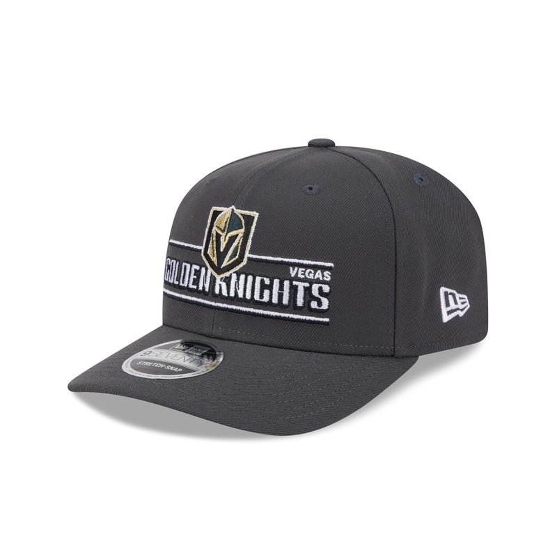 Vegas Golden Knights Stated 9SEVENTY Stretch-Snap Hat