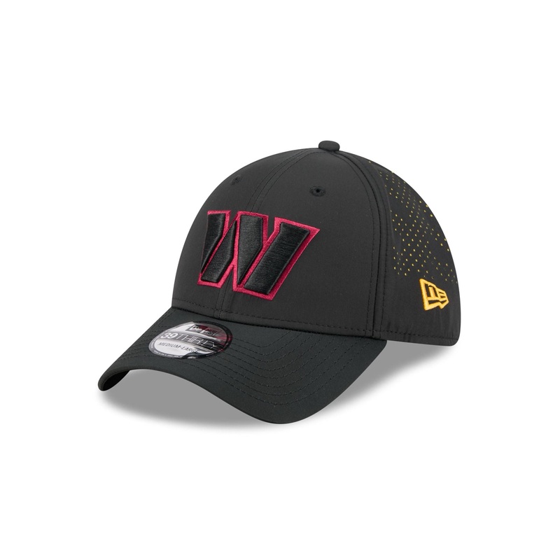 Washington Commanders Night 39THIRTY Stretch Fit Hat