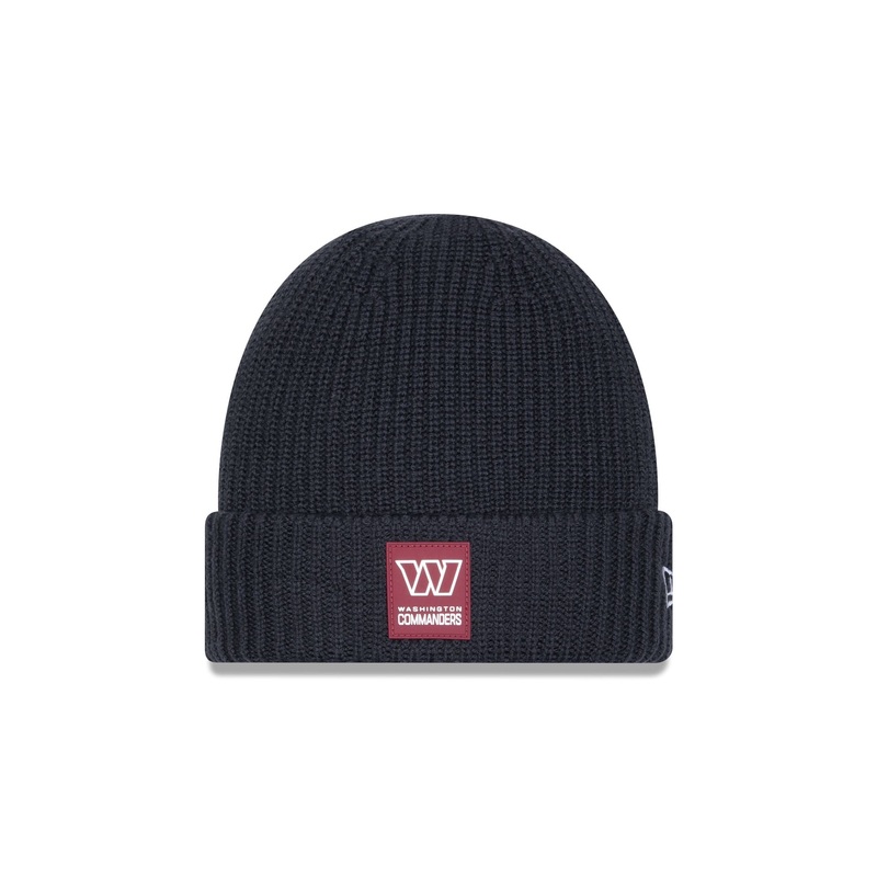 Washington Commanders 2025 Sideline Cold Weather Steel Clouds Cuff Knit Beanie