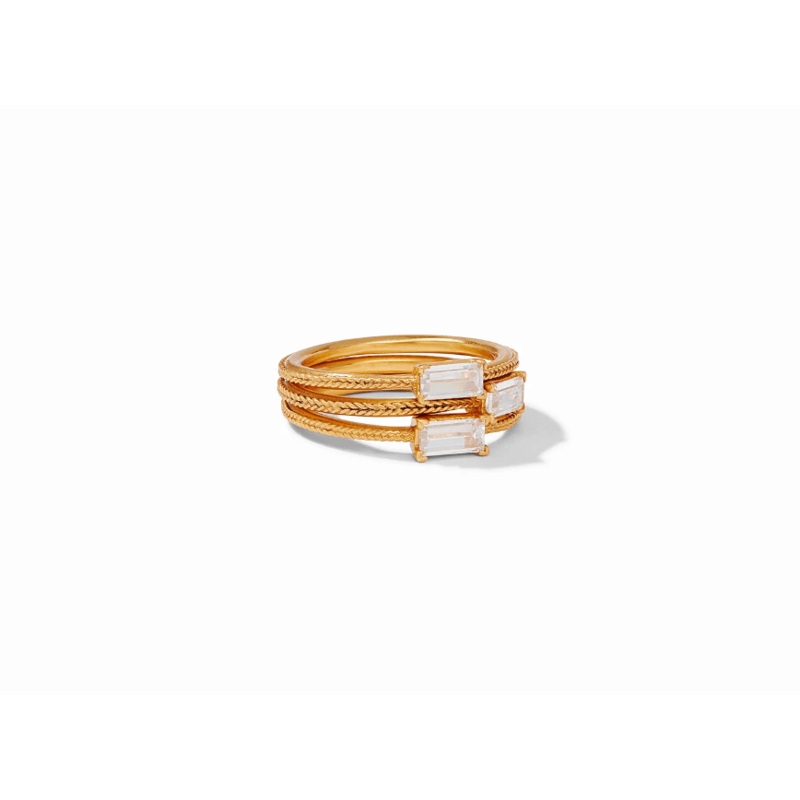 Windsor Trio Ring – Cubic Zirconia – Size 8