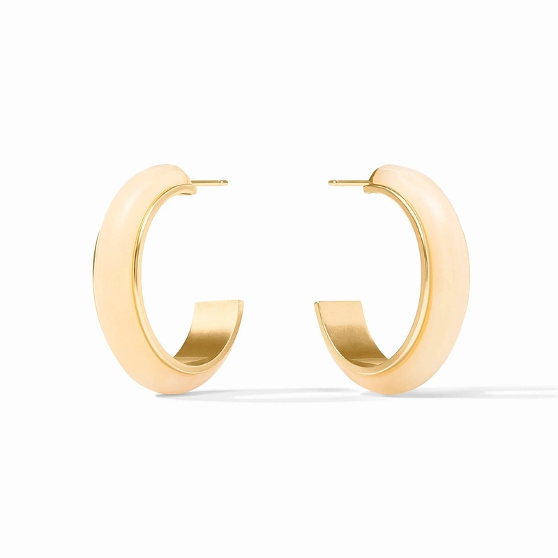 Carnaby Hoop – Ivory – Medium