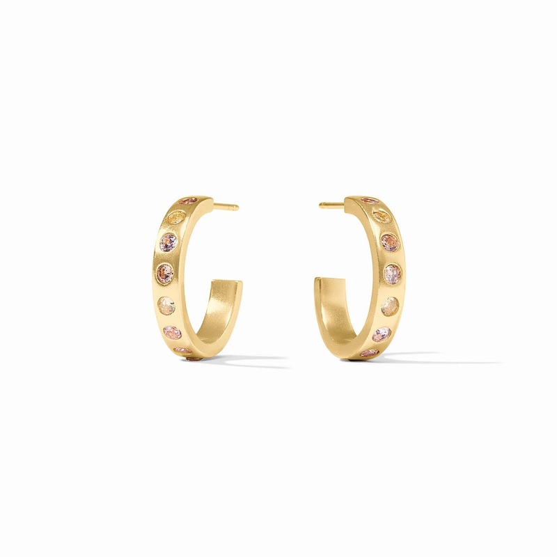 Rainbow Hoop – Champagne Radiance – Small