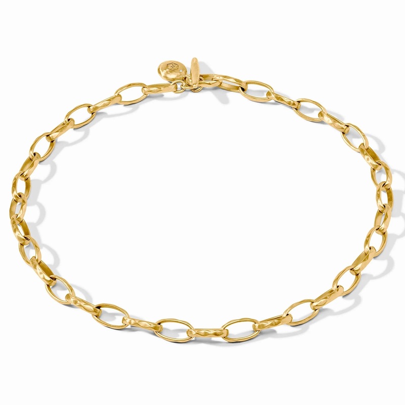 Solara Link Necklace – Gold