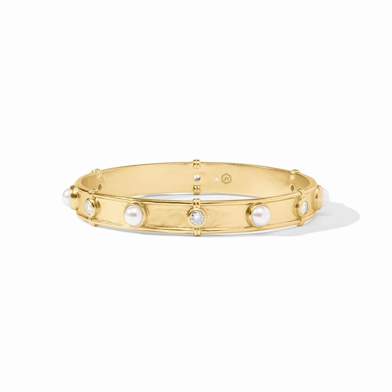 Tribeca Bangle – Pearl – Large