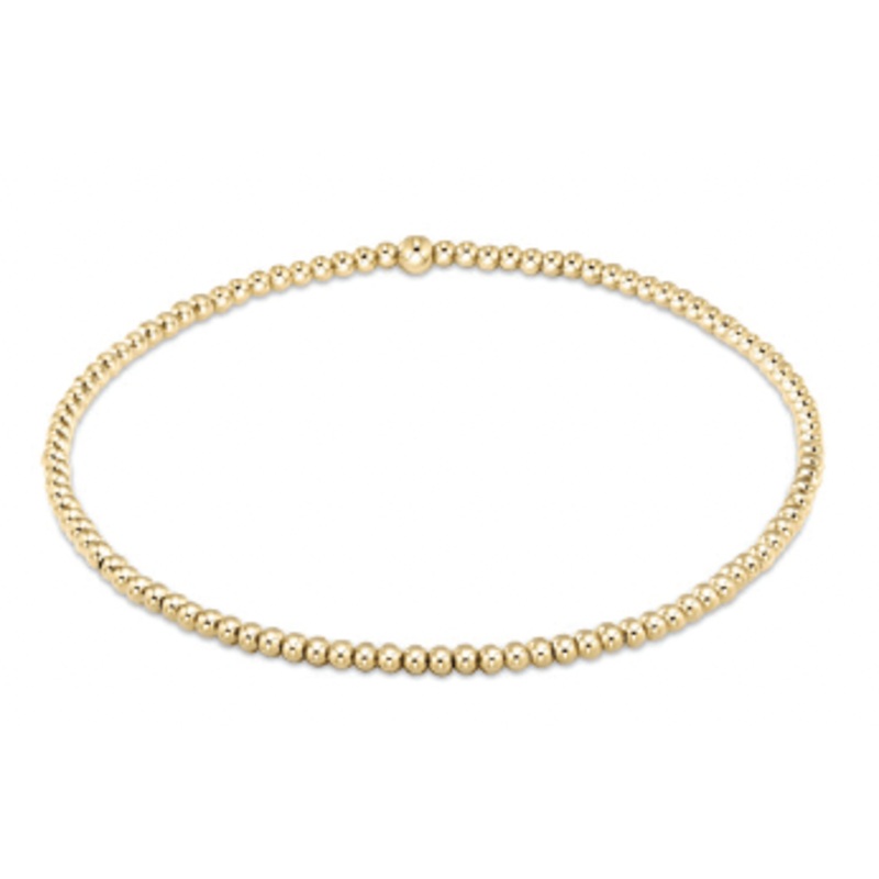 Extend Classic Gold 2mm Classic Gold Bead Bracelet
