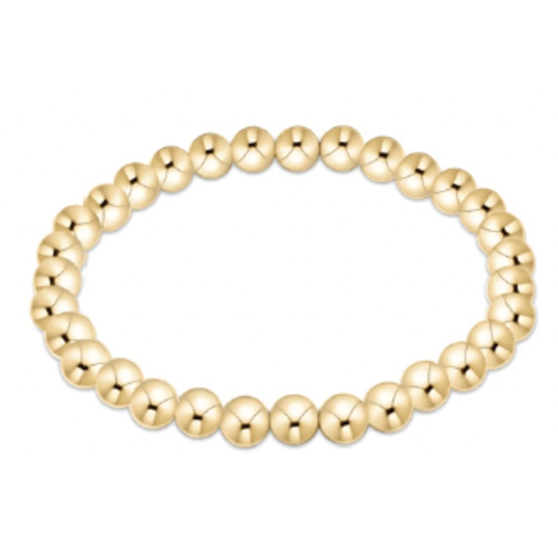 Extend Classic Gold 6mm Classic Gold Bead Bracelet