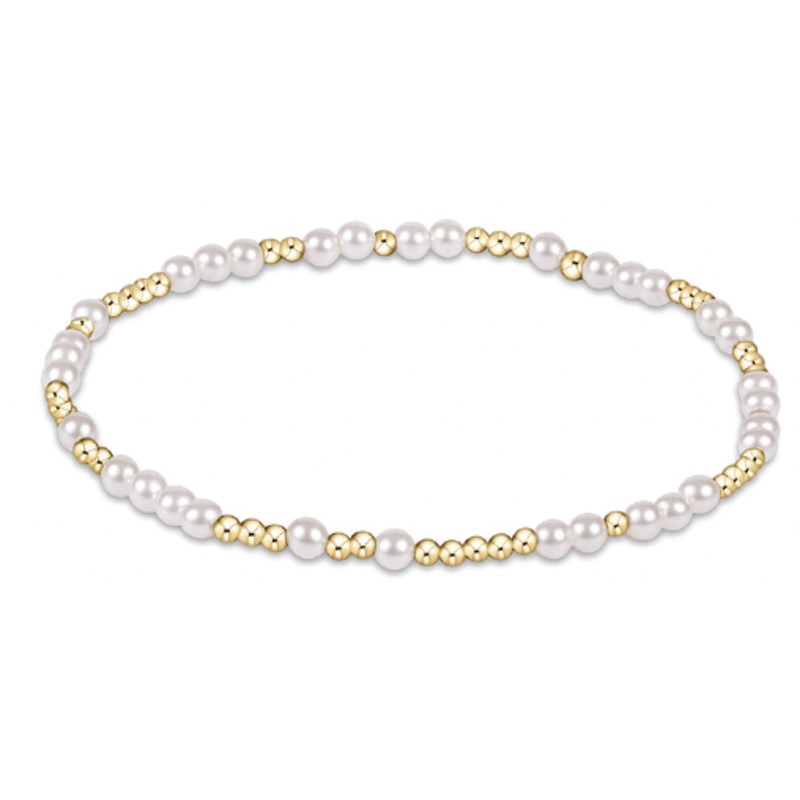 Extend Hope Unwritten 3mm Bead Bracelet – Pearl