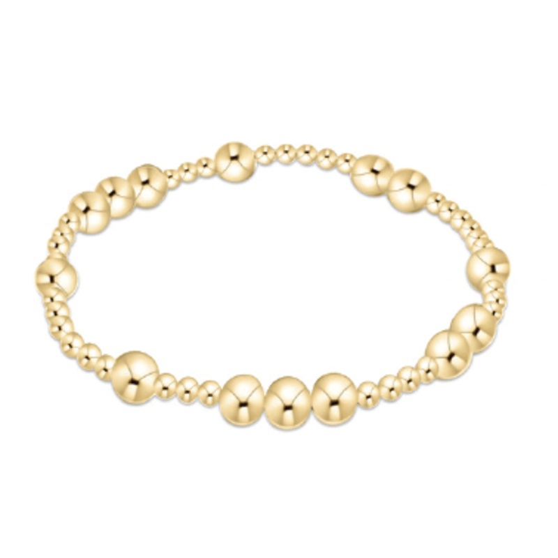 Extend Hope Unwritten 6mm Bead Bracelet Classic Gold