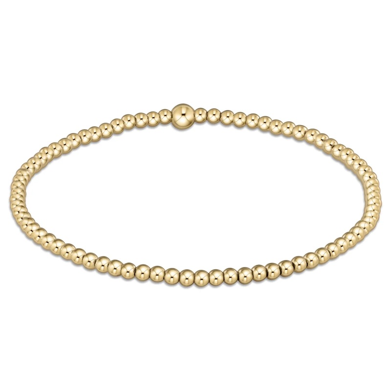 Extend Classic Gold 2.5mm Classic Gold Bead Bracelet