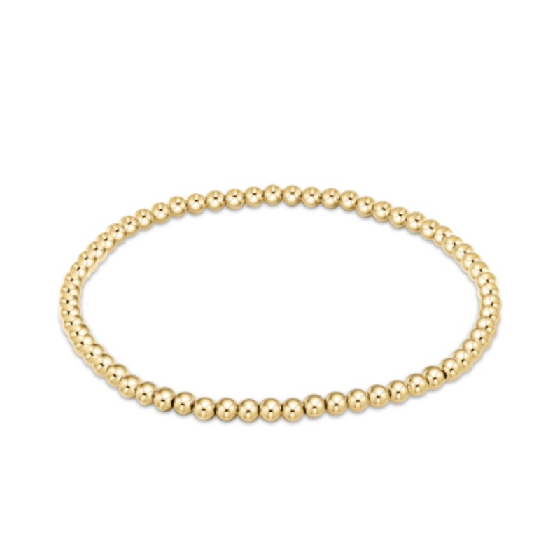 Extend Classic Gold 3mm Bead Bracelet