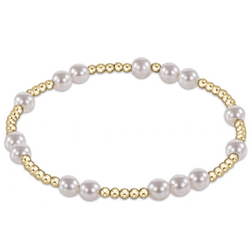Extend Hope Unwritten 5mm Bead Bracelet – Pearl