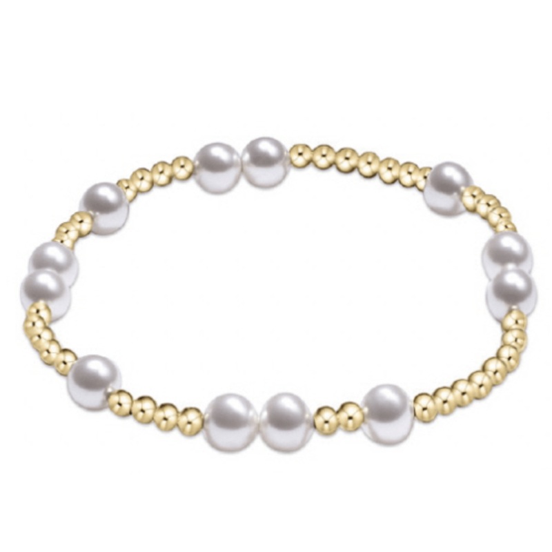 Extend Hope Unwritten 6mm Bead Bracelet – Pearl