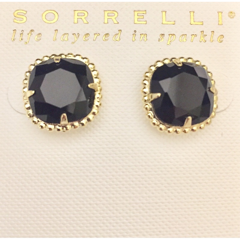 Sorrelli Cushion-Cut Solitaire Earrings