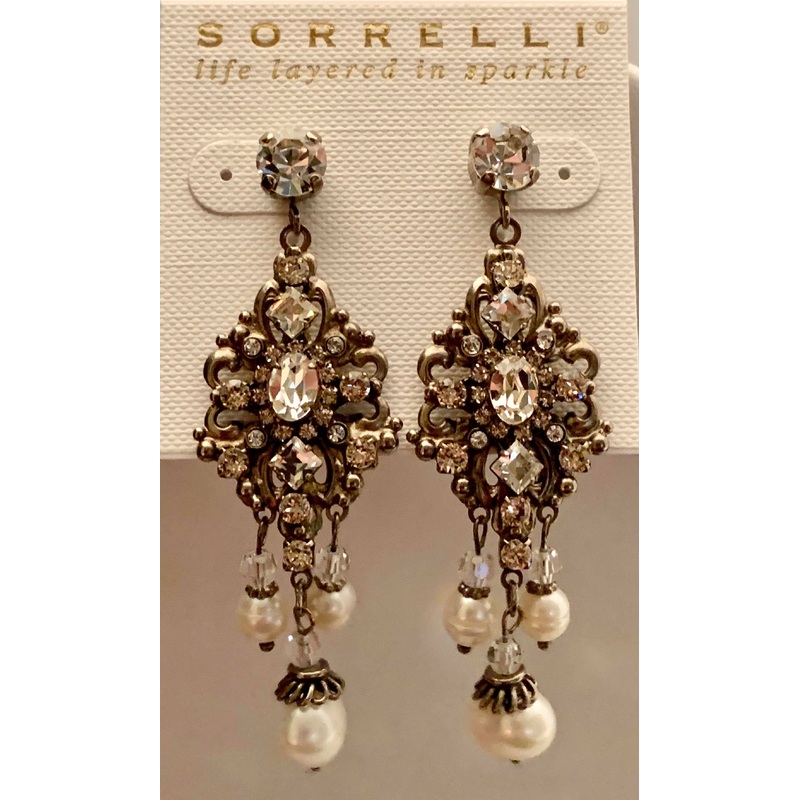 Sorrelli Double Loop Filigree Chandelier Earrings