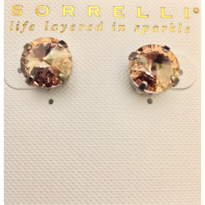 Sorrelli Round Crystal Stud Earrings