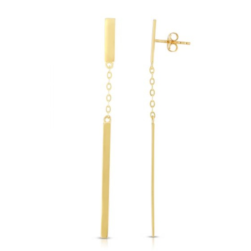 14K Gold Dangle Earring