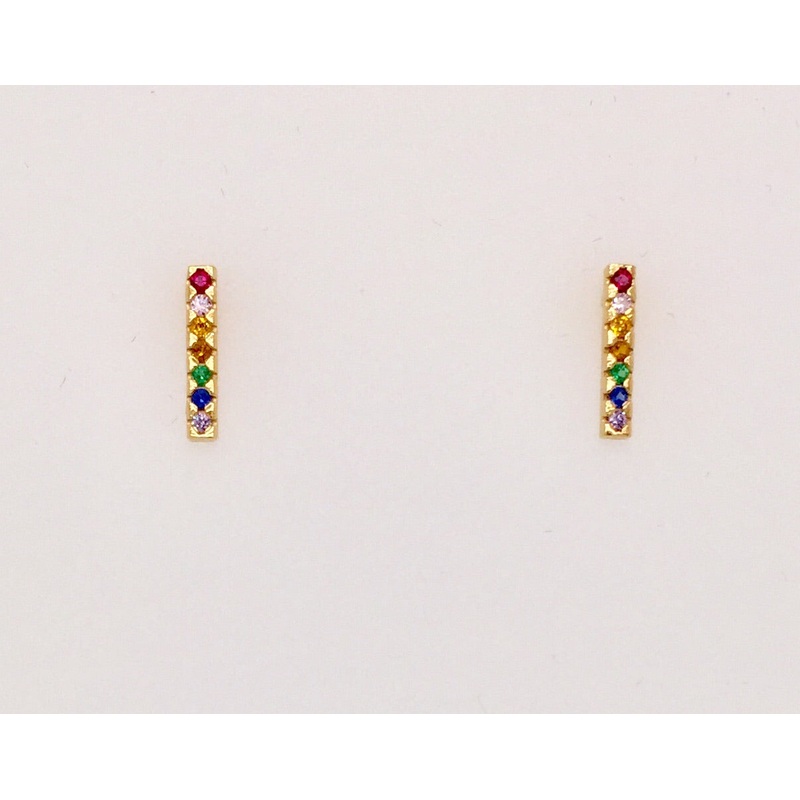 Multi Stone Earrings