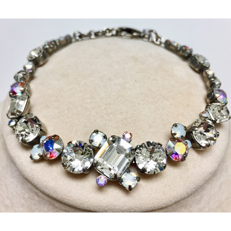 Sorrelli Classic Multi-Cut Crystal Line Bracelet