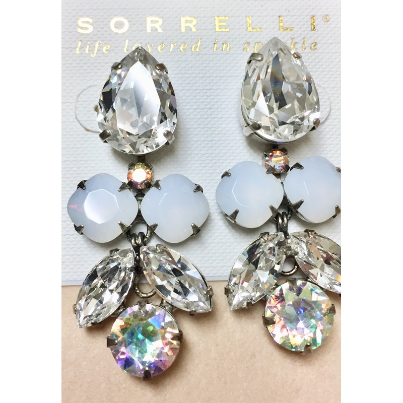 Sorrelli Crystal Lotus Flower Earrings