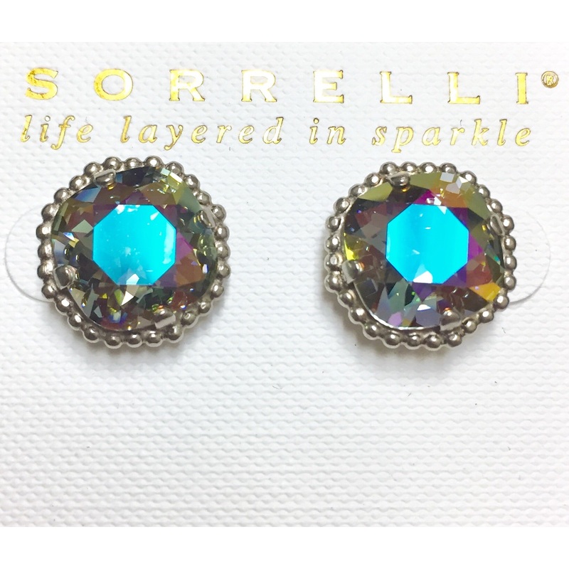 Sorrelli Cushion-Cut Solitaire Stud Earrings