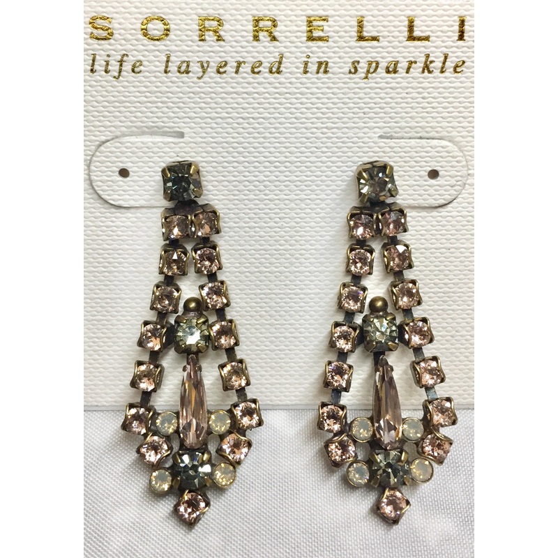 Sorrelli Multi Stone Teardrop Earrings