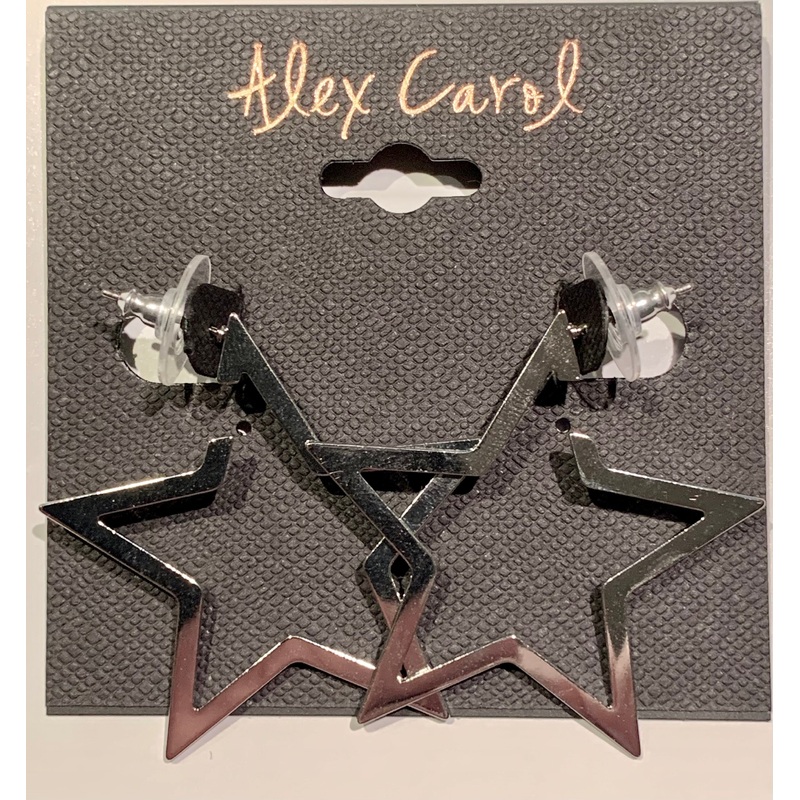Alex Carol Open Star Earrings