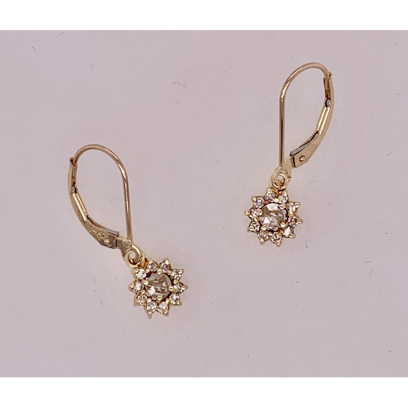 Estate Diamond Earrings