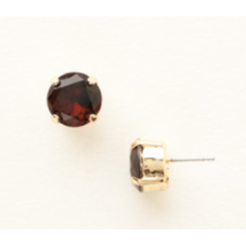 Sorrelli Round Crystal Stud Earring