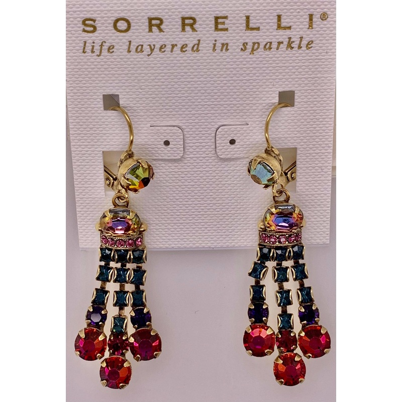 Three-Strand Dress-Up Dangle Earrings