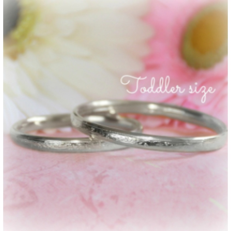 Toddler Rhodium finish Bangle