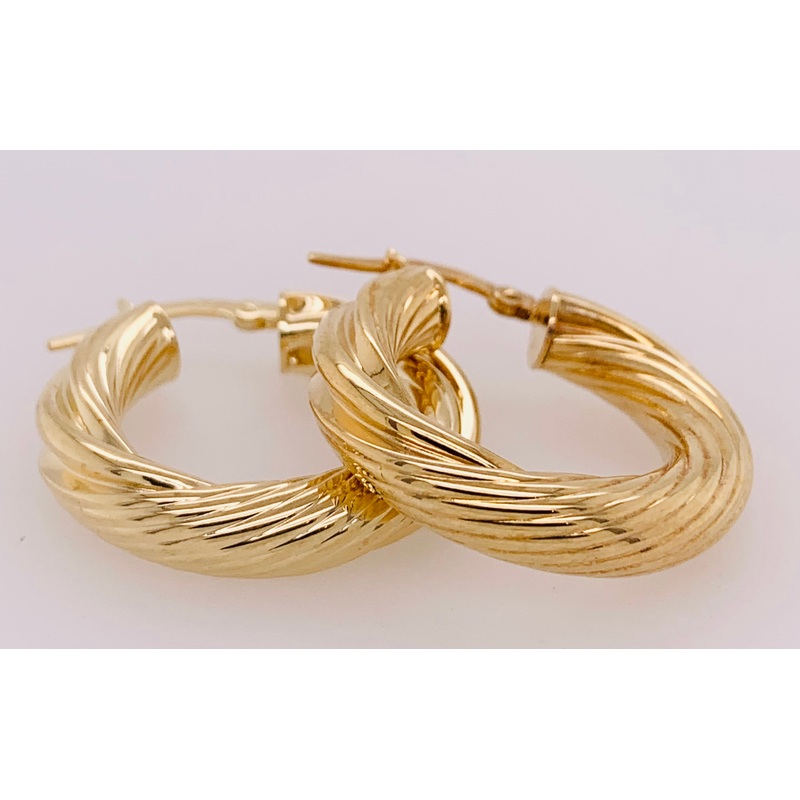 14K Gold Hoop Earrings