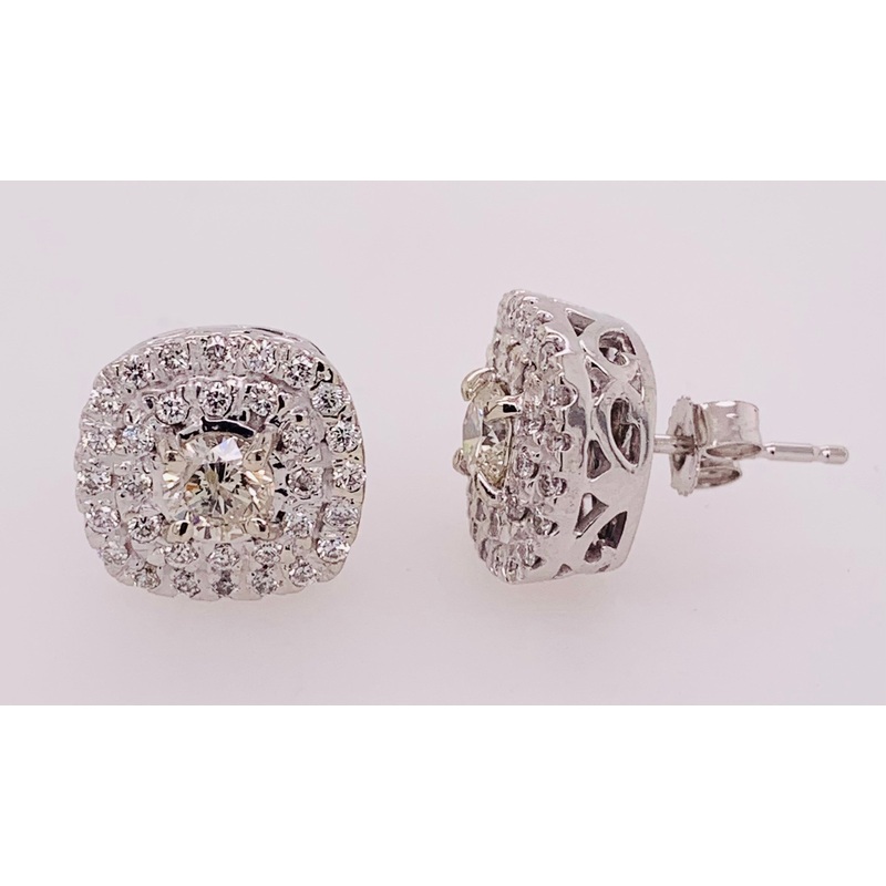 18K Diamond Earrings