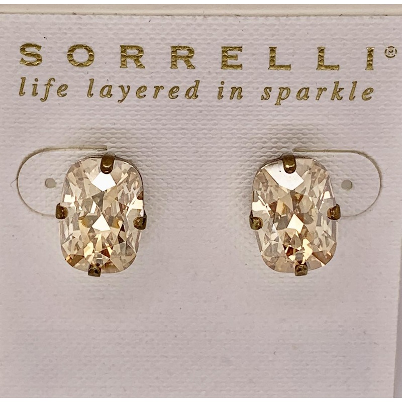 Antique Cushion Cut Post Earring