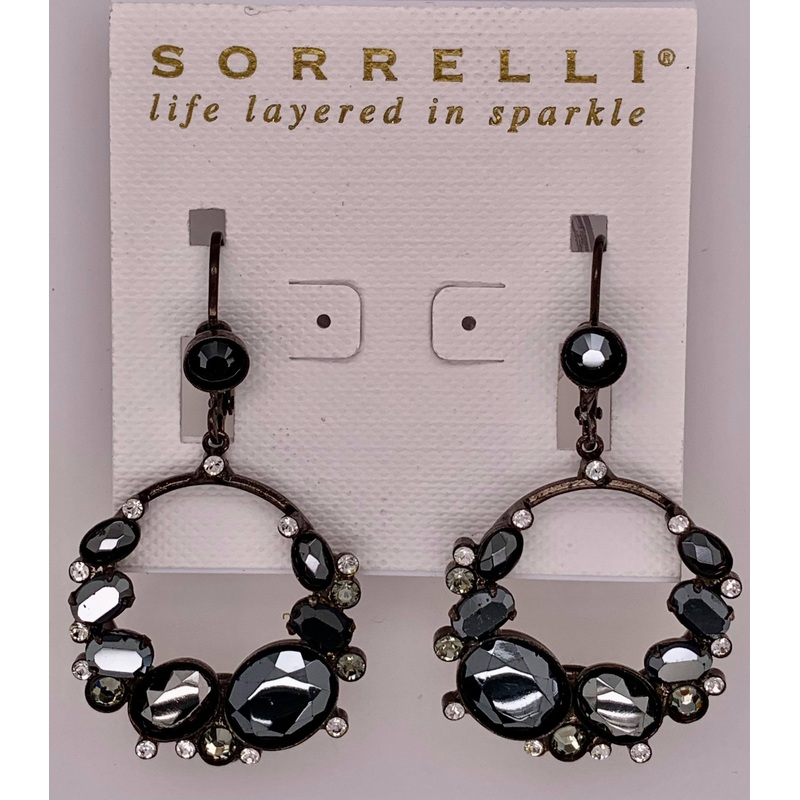 Cluster Hoop Earring