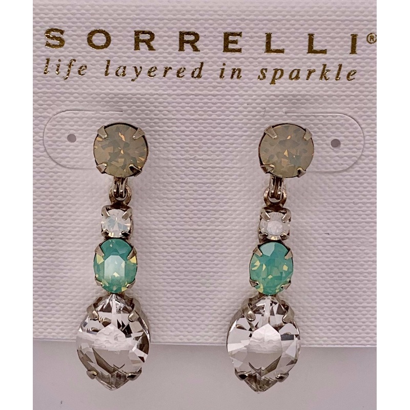 Fancy Crystal Drop Earring