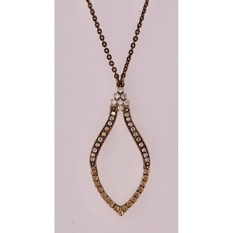 Sorrelli Openwork Crystal Pendant Necklace