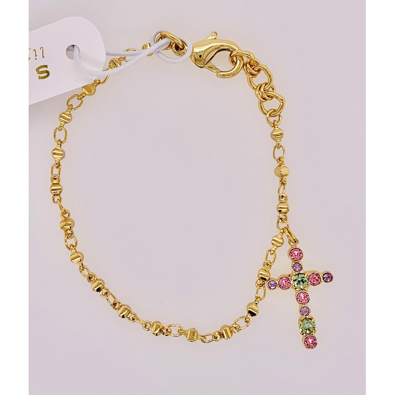 Miley Cross Charm Bracelet